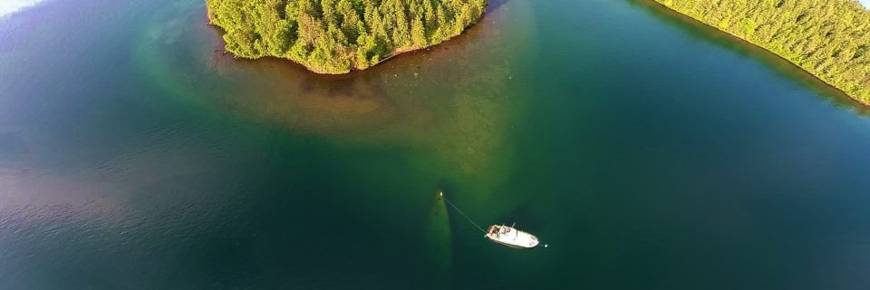 The America Shipwreck in Lake Superior at Isle Royale, MI