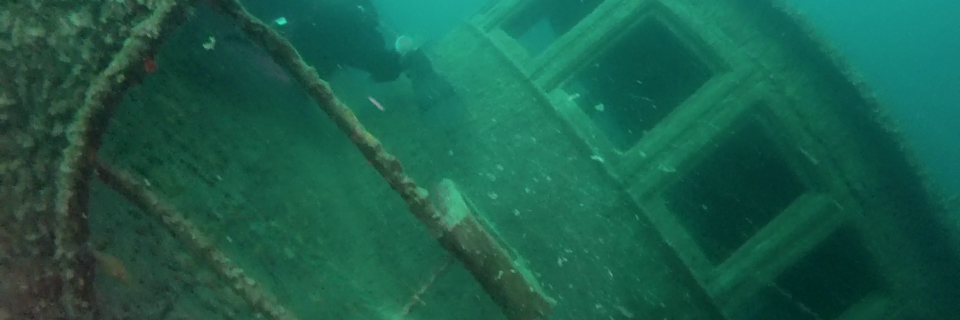 Chester A. Congdon Shipwreck in Lake Superior at Isle Royale, MI