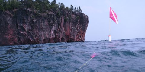 Madeira Shipwreck in Lake Superior at Gold Rock Point