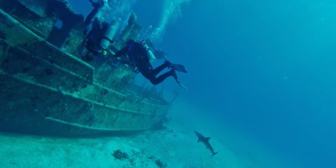 Sea Viking Wreck at New Providence Island, Bahamas
