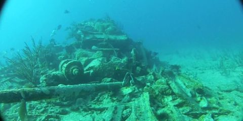 Mahoney Wreck at Paradise Island, Bahamas